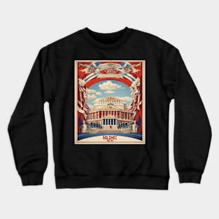 Bolshoi Theatre ussia Vintage Tourism Poster Crewneck Sweatshirt